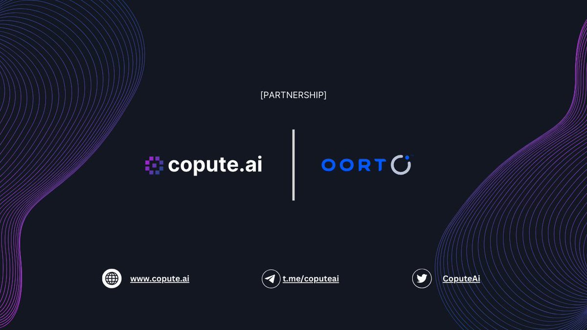 Digital_Diary1's tweet photo. 🛸 @CoputeAi has partnered up with @Oortech,  a decentralized, verifiable cloud computing platform.

🛸 #Copute is a cutting edge of gaming and AI tech, powered by their community-driven #Web3 GPU Depin Protocol.

🔽 VISIT
https://t.co/5J9oVzgmNr
#DigitalDiary https://t.co/VTyudVh5Cy