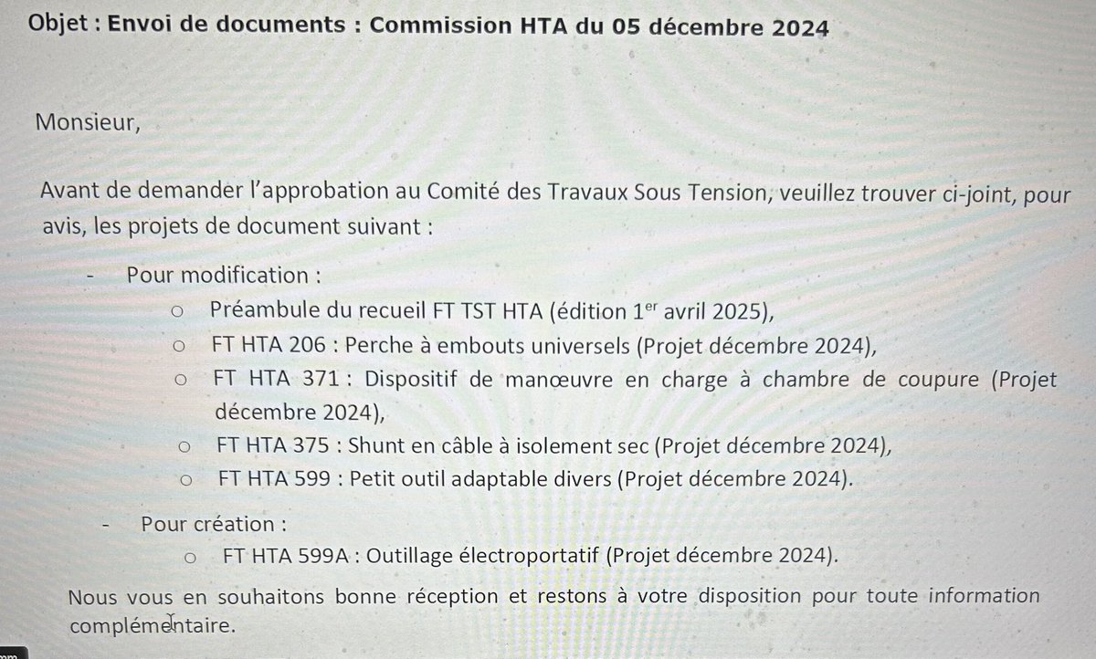 Thierry Ga (@psg310370) on Twitter photo À compter d’aujourd’hui j’intègre la commission HTA du comité des Travaux Sous Tension.
Cette séance se déroulait sur le site de SERECT en Alsace.
Les sujets etaient variés.
#serect #ctst
<a href="/enedis_car/">Enedis en Champagne-Ardenne</a> <a href="/enedis/">Enedis</a> <a href="/BesserHannah/">Hannah Besser</a> À compter d’aujourd’hui j’intègre la commission HTA du comité des Travaux Sous Tension.
Cette séance se déroulait sur le site de SERECT en Alsace.
Les sujets etaient variés.
#serect #ctst
<a href="/enedis_car/">Enedis en Champagne-Ardenne</a> <a href="/enedis/">Enedis</a> <a href="/BesserHannah/">Hannah Besser</a>