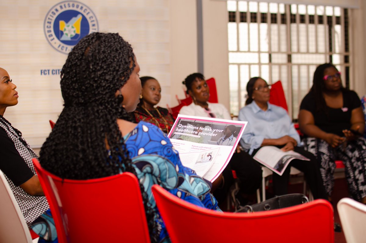 FT3Program's tweet image. Heartening to see 3 adapted resources making a difference in #Nigeria helping #patients feel more informed &amp;amp; confident in their care. More perspectives coming soon! Explore the suite: eu1.hubs.ly/H0fblfR0 Interested in adapting these resources? Let us know! @projectpinkblue