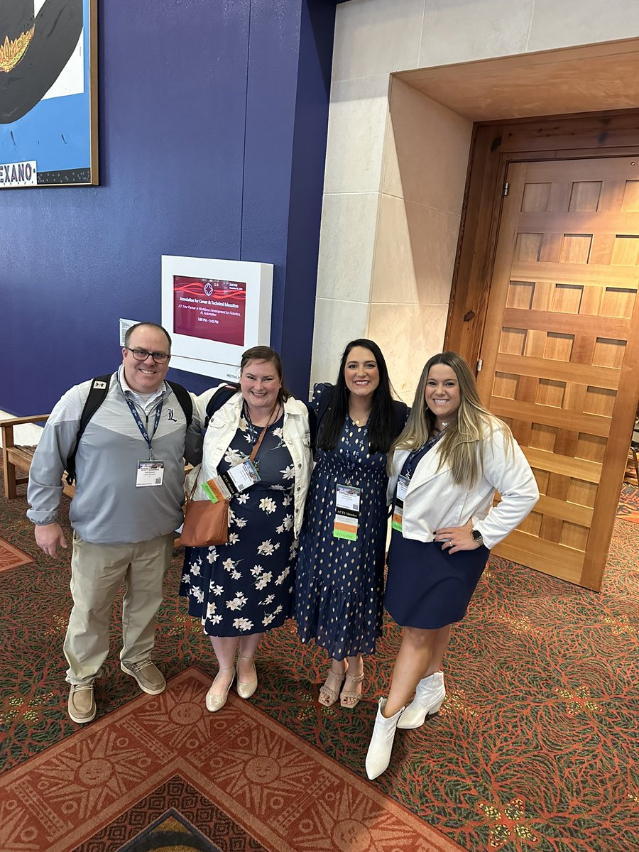 MrDuensing_lhs's tweet photo. Very proud of these @Lemont_HS Family and Consumer Science teachers for giving an excellent presentation today at the ACTE CareerTech Vision conference!  @LHS210Krolo @LHS210Wilcoxen @LHS210Mimnaugh https://t.co/JfCQaUf5TA