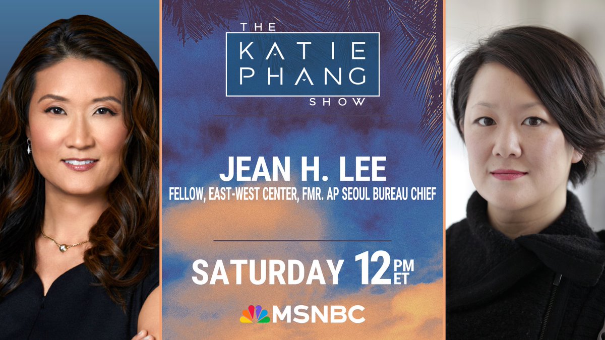 The Katie Phang Show (@katiephangshow) on Twitter photo What exactly happened in South Korea? <a href="/newsjean/">Jean H. Lee</a> joins <a href="/KatiePhang/">Katie Phang</a> this Saturday 12pm discuss the latest in the power struggle and what we can learn from South Korea's fight against an authoritarian leader. What exactly happened in South Korea? <a href="/newsjean/">Jean H. Lee</a> joins <a href="/KatiePhang/">Katie Phang</a> this Saturday 12pm discuss the latest in the power struggle and what we can learn from South Korea's fight against an authoritarian leader.
