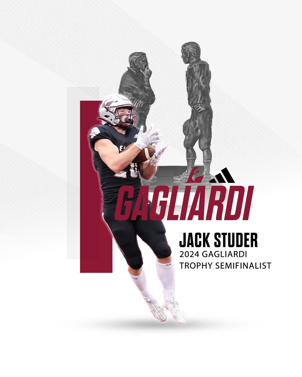 We are excited to announce that Jack Studer is a 2024 Gagliardi Trophy Semifinalist! 🦅🏈

#TheExperience #d3fb