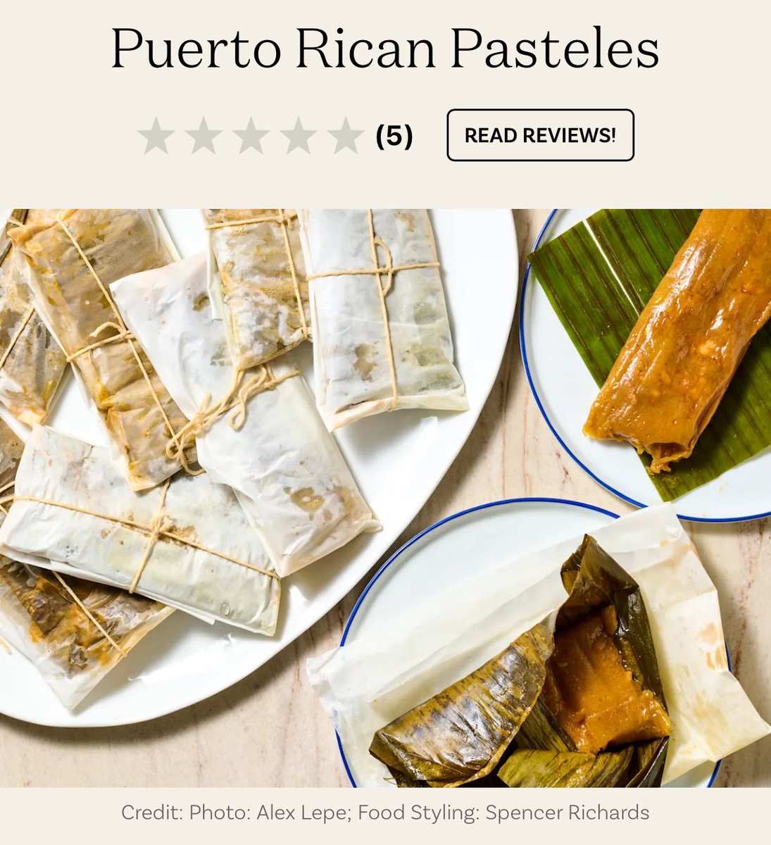 dina (@chiquitadina_) on Twitter photo Holis! my Pasteles recipe is now on <a href="/thekitchn/">The Kitchn</a> 😊 Perfect for these last few weeks leading up to nochebuena! If you make them please let me know!
thekitchn.com/pasteles-recip… Holis! my Pasteles recipe is now on <a href="/thekitchn/">The Kitchn</a> 😊 Perfect for these last few weeks leading up to nochebuena! If you make them please let me know!
thekitchn.com/pasteles-recip…