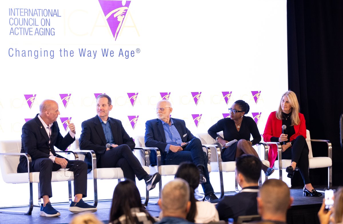International Council on Active Aging (ICAA) (@icaanews) on Twitter photo Dr. Richard Carmona, Mike Studer, Marc Middleton, Sue Paul, & Belinda Degboe, had a compelling General Session discussion on "The New 65+: Aging Reinvented Through Science, Knowledge, & Innovation" at ICAA Conference 2024.
icaaconference.icaa.cc/index.php
Sponsored by <a href="/MatrixFitnessUS/">MatrixFitnessUSA</a> Dr. Richard Carmona, Mike Studer, Marc Middleton, Sue Paul, & Belinda Degboe, had a compelling General Session discussion on "The New 65+: Aging Reinvented Through Science, Knowledge, & Innovation" at ICAA Conference 2024.
icaaconference.icaa.cc/index.php
Sponsored by <a href="/MatrixFitnessUS/">MatrixFitnessUSA</a>