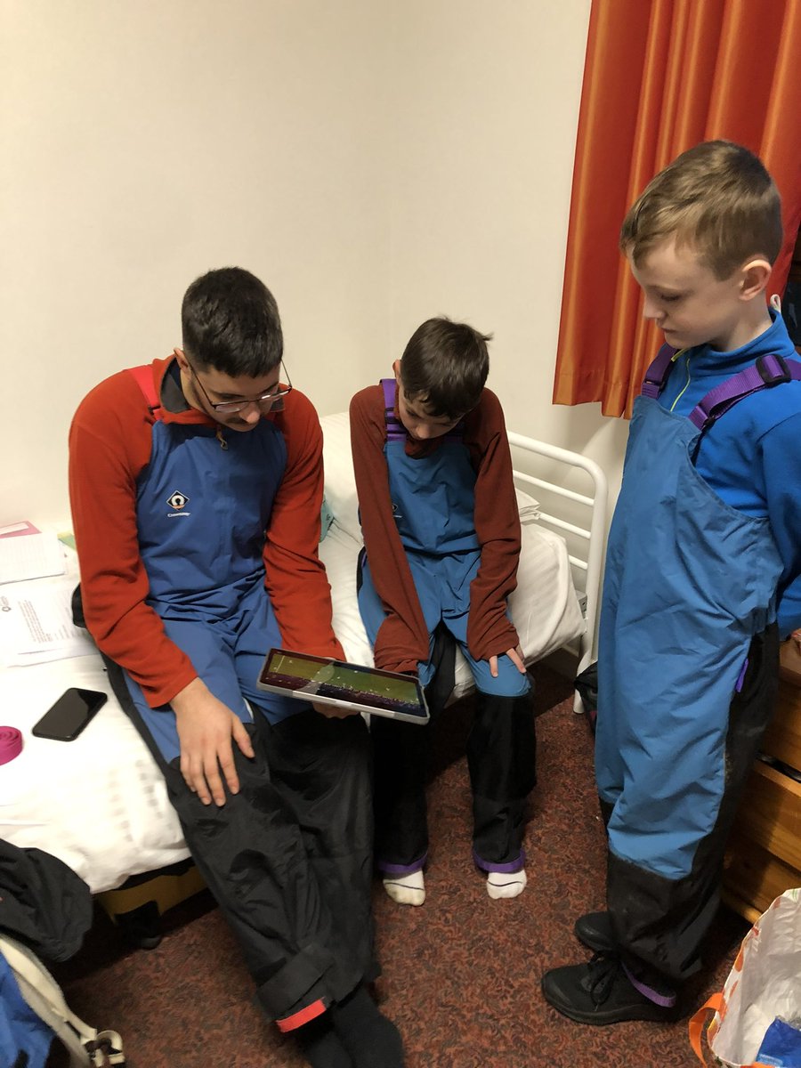 It’s been great to see everyone coming together and working and playing as a team. Everyone has looked after and helped each other throughout the week. And we’ve even had time to catch up on the football highlights to remind us of home!