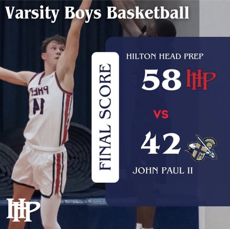 Hilton Head Prep Athletics (@hhpathletics) on Twitter photo Dolphins โWโ! Now 3-1 on the season.
Recap:
Cross Schools - W
<a href="/TyHarpring/">Ty Harpring</a> 18 pts
<a href="/connor0campbell/">Connor Campbell</a> 12 pts
JPII - L
<a href="/TyHarpring/">Ty Harpring</a> 31 pts
<a href="/billybarron26/">Billy Barron</a> 8 pts
Northwood - W
<a href="/TyHarpring/">Ty Harpring</a> 23 pts
<a href="/connor0campbell/">Connor Campbell</a> 9pts
Last night - W
<a href="/TyHarpring/">Ty Harpring</a> 22 points
<a href="/billybarron26/">Billy Barron</a> 12 points Dolphins โWโ! Now 3-1 on the season.
Recap:
Cross Schools - W
<a href="/TyHarpring/">Ty Harpring</a> 18 pts
<a href="/connor0campbell/">Connor Campbell</a> 12 pts
JPII - L
<a href="/TyHarpring/">Ty Harpring</a> 31 pts
<a href="/billybarron26/">Billy Barron</a> 8 pts
Northwood - W
<a href="/TyHarpring/">Ty Harpring</a> 23 pts
<a href="/connor0campbell/">Connor Campbell</a> 9pts
Last night - W
<a href="/TyHarpring/">Ty Harpring</a> 22 points
<a href="/billybarron26/">Billy Barron</a> 12 points