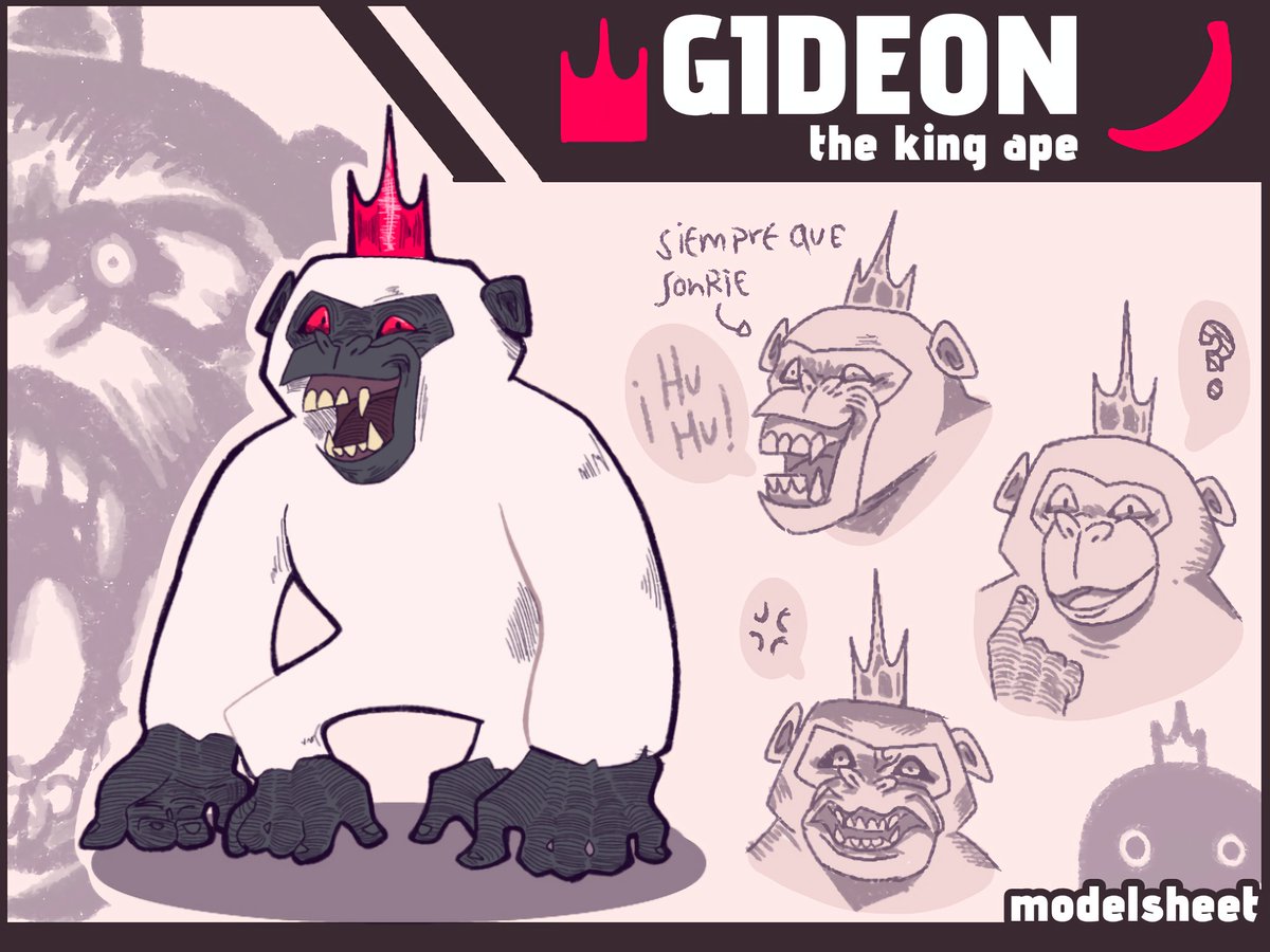 Gideoo_n's tweet photo. POSTER + TODA LA INFORMACION DE GIDEON EL REY DE SIMIOS 🗣‼️ 1/3

Considerandose a si mismo un "rey caído" buscando su momento para volver a su reinado en la humanidad y tener supremacía autoritaria ante todo ser que se interponga en sí camino 

#SupremosAntagonistas #modelsheet https://t.co/cAGC2q3oMA