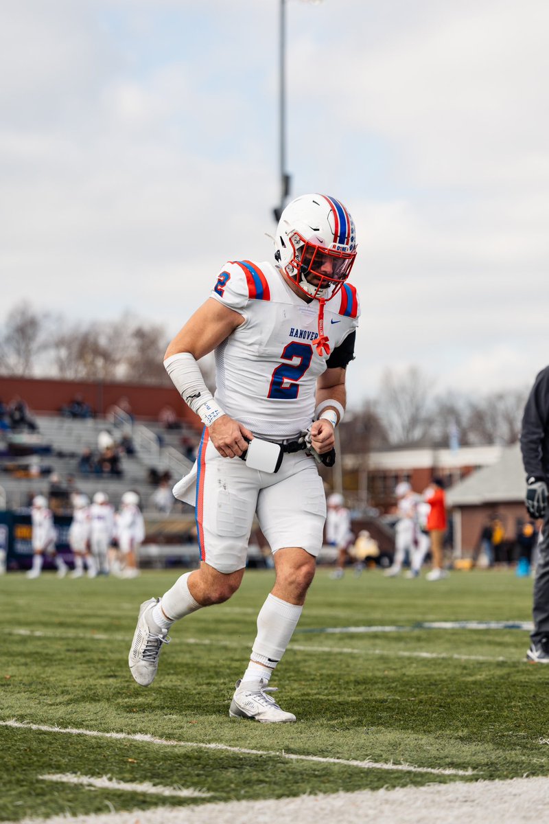 Collegiate football coaches, I am a December graduate from Hanover College and I am looking for a graduate assistant or intern role within a collegiate football team. 

Bachelor’s Degree in Health and Movement Studies

15+ Years of Playing Experience
3x Team Captain
3x