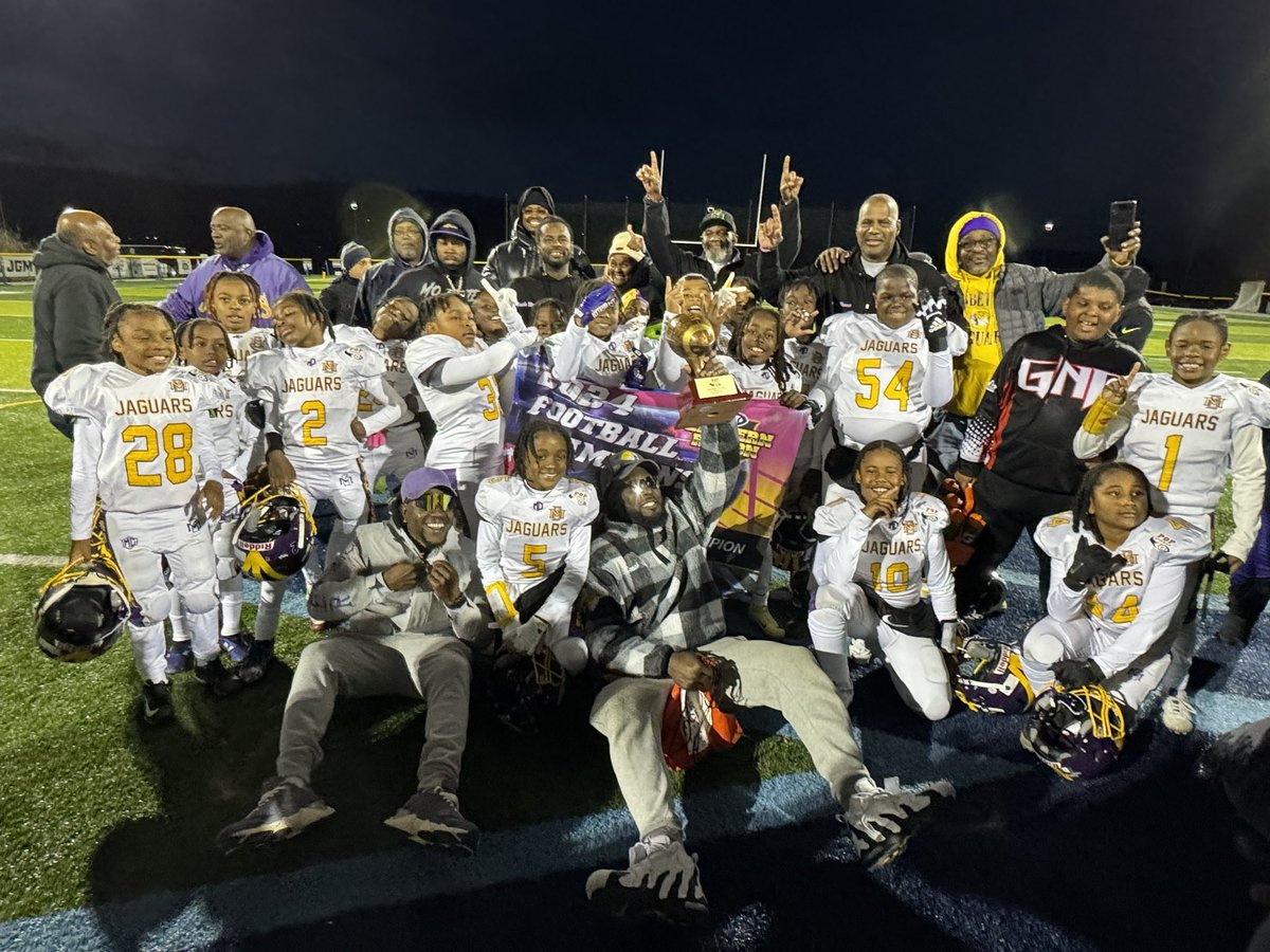 We’re on our way to the Pop Warner Superbowl