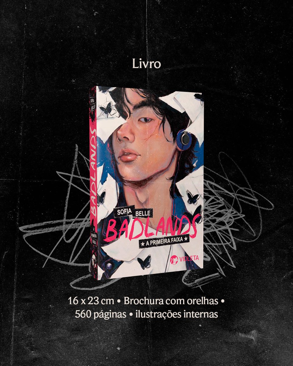 EditoraVioleta's tweet photo. O primeiro amor mais devastador acaba de chegar na Violeta: "Badlands - A primeira faixa" já está em pré-venda! 🎀 

O livro pode ser adquirido em nosso site até o dia 5 de janeiro e inclui 7 brindes exclusivos! Aproveite e garanta já o seu exemplar! 📼 https://t.co/hYROT4blZu