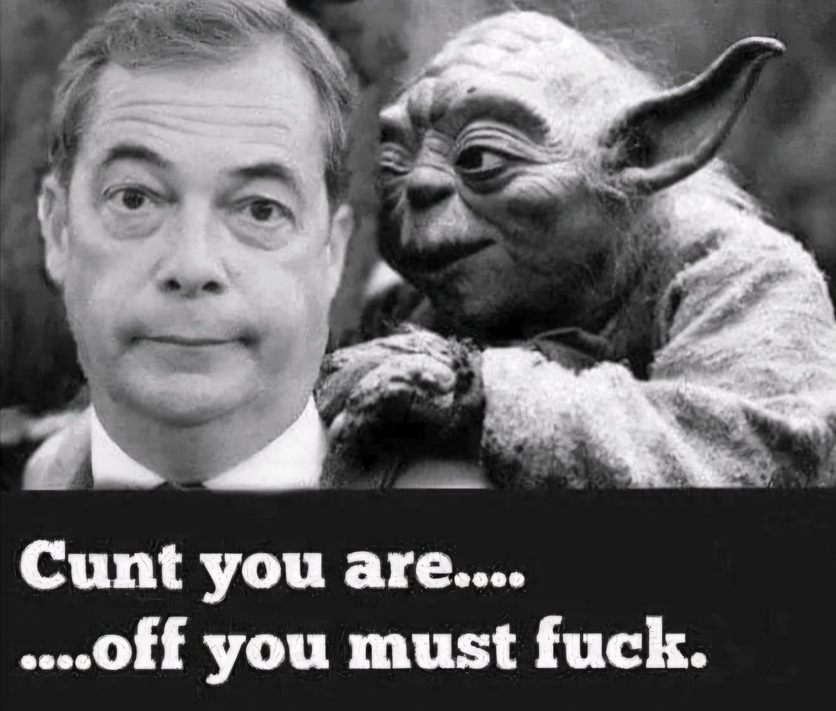 GjocsJones's tweet photo. Farage for the 38th time. https://t.co/kqQbW5jpGd