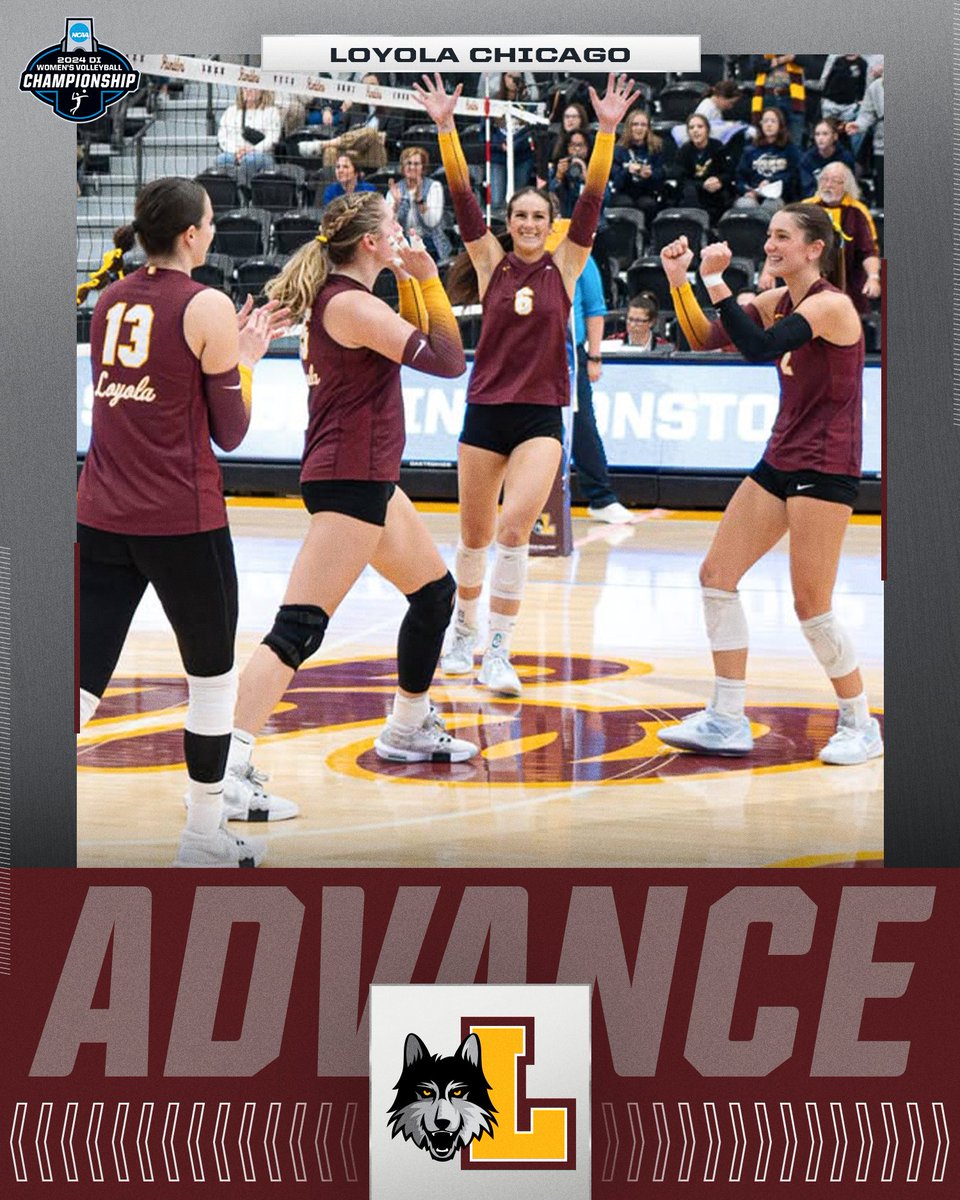 NCAA Women's Volleyball (@ncaavolleyball) on Twitter photo THE RAMBLERS GET THEIR FIRST NCAA TOURNAMENT WIN ๐บ
<a href="/RamblersWVB/">Loyola Women's Volleyball</a> upsets (5) BYU to advance!
#NCAAWVB THE RAMBLERS GET THEIR FIRST NCAA TOURNAMENT WIN ๐บ
<a href="/RamblersWVB/">Loyola Women's Volleyball</a> upsets (5) BYU to advance!
#NCAAWVB