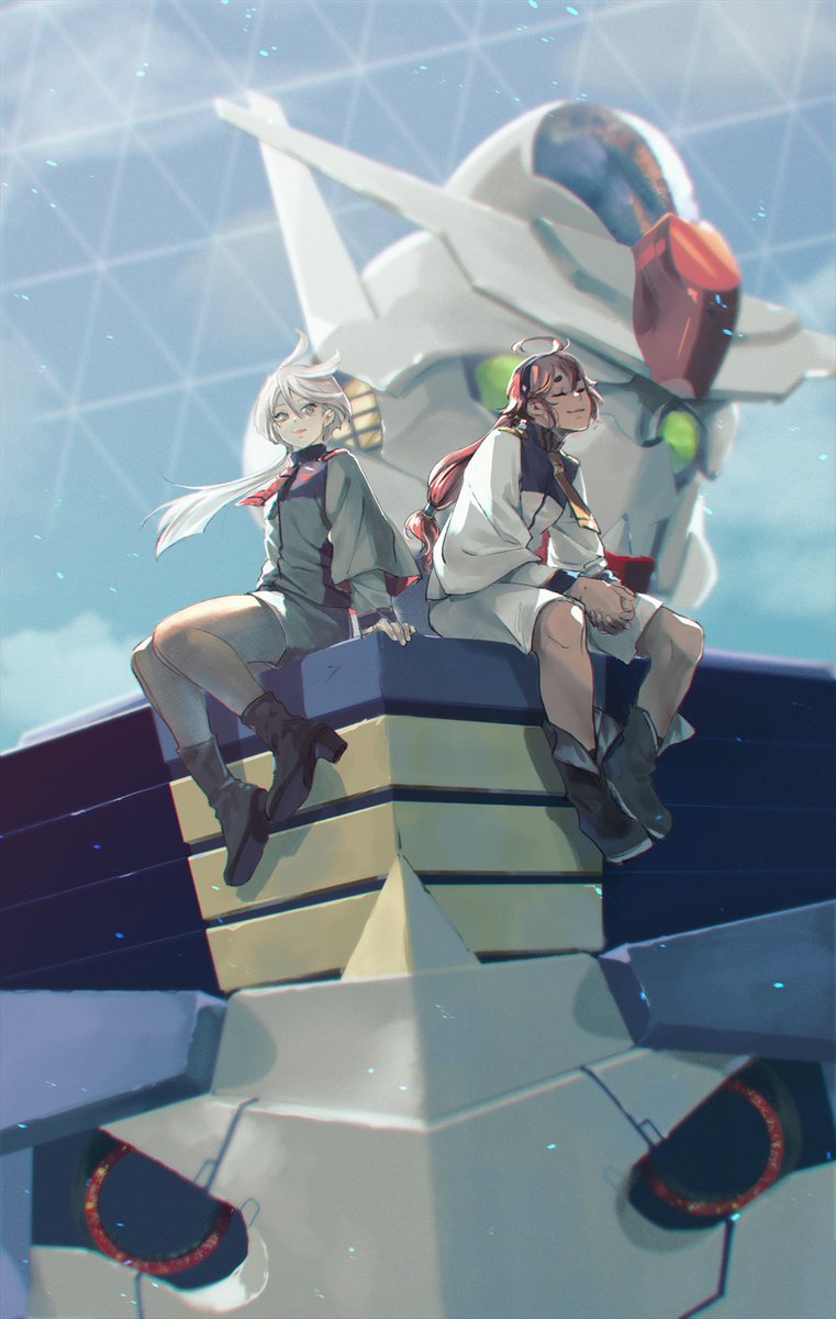スレミオ「スレミオ+サードホイールエアリアル#水星の魔女 」|hey makのイラスト