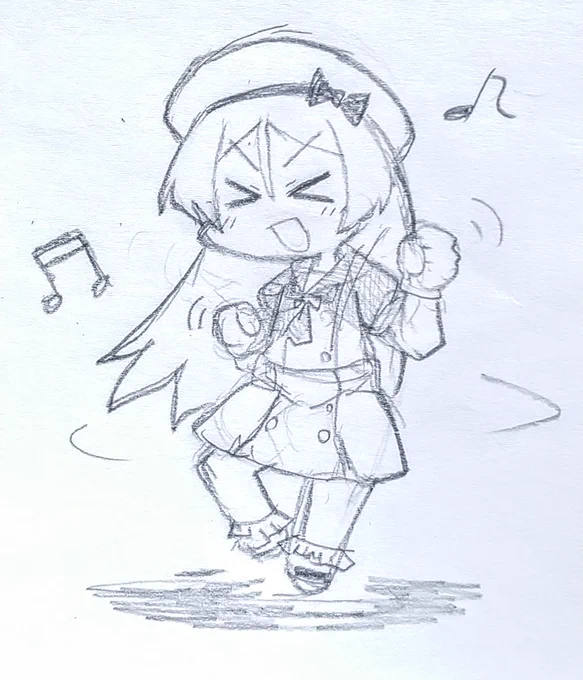 昨日のお絵描き
踊るジャベリン 