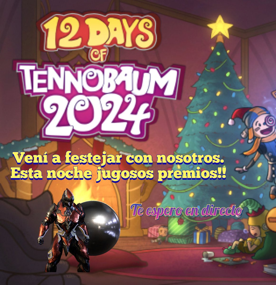 jab010arg's tweet photo. Empezó la época de los regalos, los espero en el directo, nos vemos
#Warframe #tennocreate https://t.co/9xiClOx2Ay