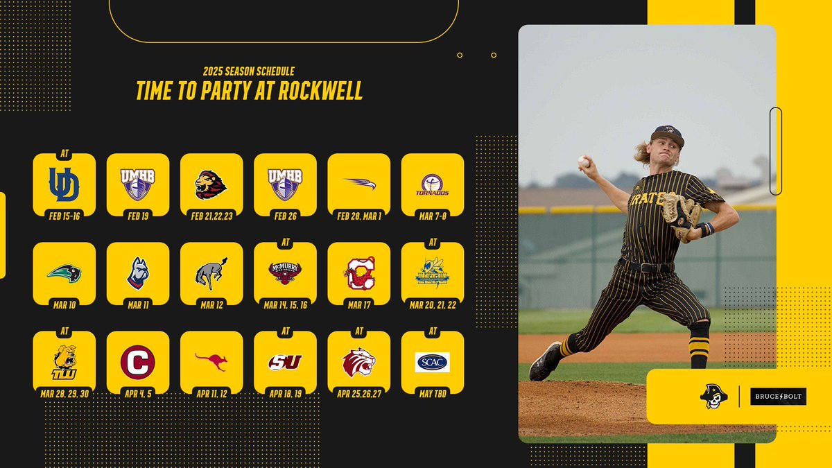 SUPiratesBB's tweet photo. 🚨🚨🚨IT’S HERE 🚨🚨🚨

Mark your calendars

21 Opportunities to #PartyAtRockwell https://t.co/DxWGzCgdwQ