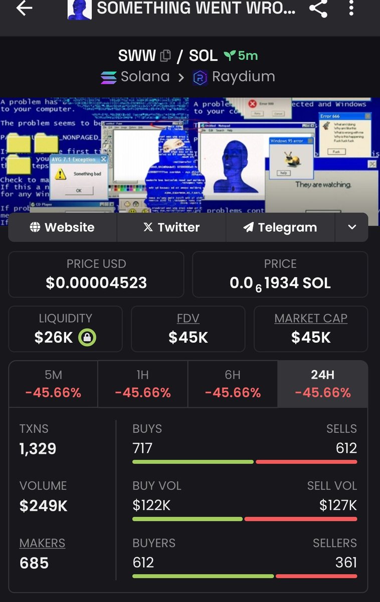 THE TICKER IS $SWW
EwJWcHFFhEoFDE5KYHYKSt83dwhhknG5EVTKo9QMpump

COULD BE SOMETHING