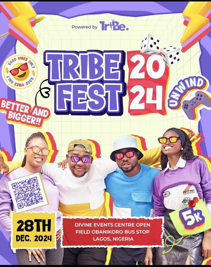 peng_writer's tweet photo. If you are in Lagos, don't miss out on #Trybefest
Tickets is just 5k and there are loads of things to enjoy.
https://t.co/7puor8IH6l https://t.co/XL40nNyL91