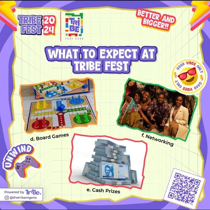 peng_writer's tweet photo. If you are in Lagos, don't miss out on #Trybefest
Tickets is just 5k and there are loads of things to enjoy.
https://t.co/7puor8IH6l https://t.co/XL40nNyL91