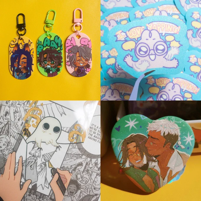 [RTs appreciated!]

heya folks!!! im opening up an end of year / clearance sale so i can start fresh with my merch next year, so until Dec 16, everything will be up for grabs!! 🐇✨

all items are 30-50% off and worldwide shipping is available! 📨 