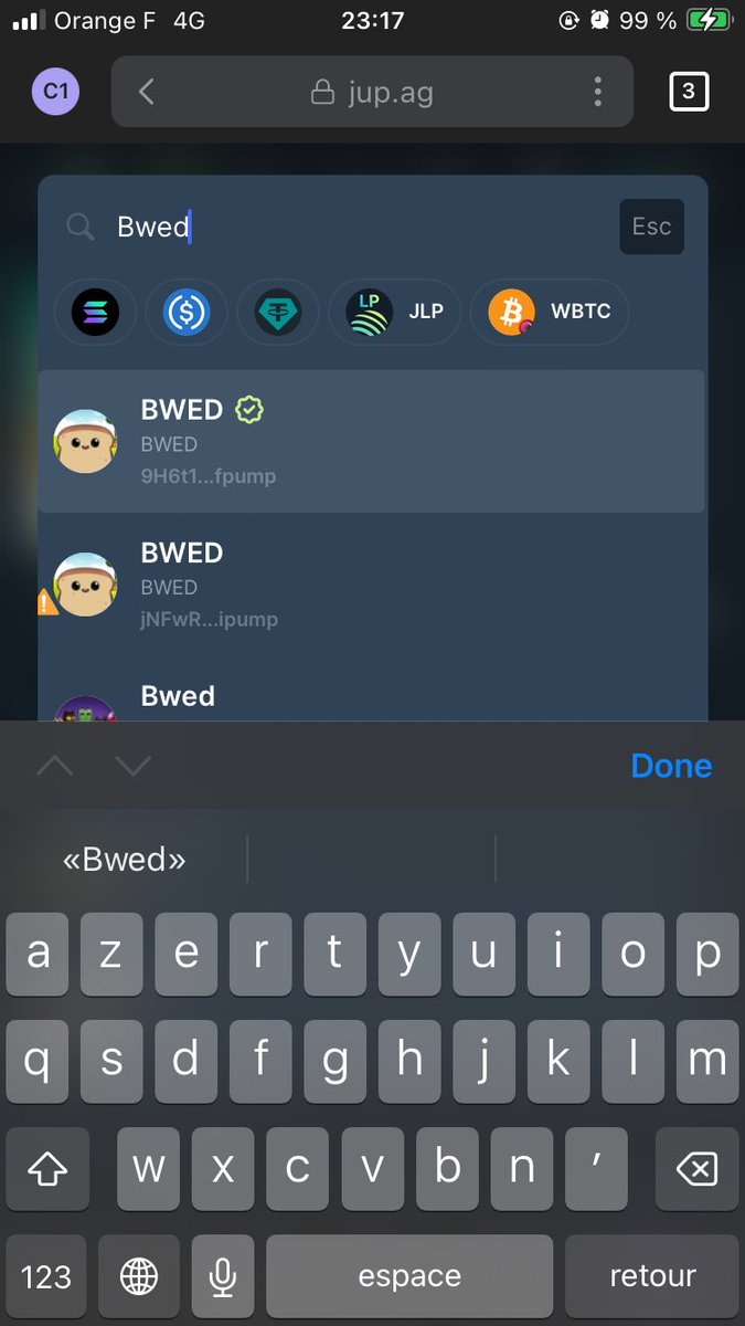 cryptosforfood's tweet photo. Look who is now verified by @JupiterExchange 

Congrats $BWED - thanks for the approval Catdets!

✅🍞✅ https://t.co/QjwSGFowJN