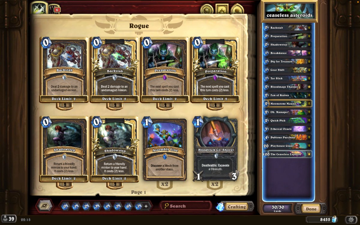 Easy 12 wins in this Heroic Brawliseum playing my very own Garrote (asteroid) Rogue! Code below
