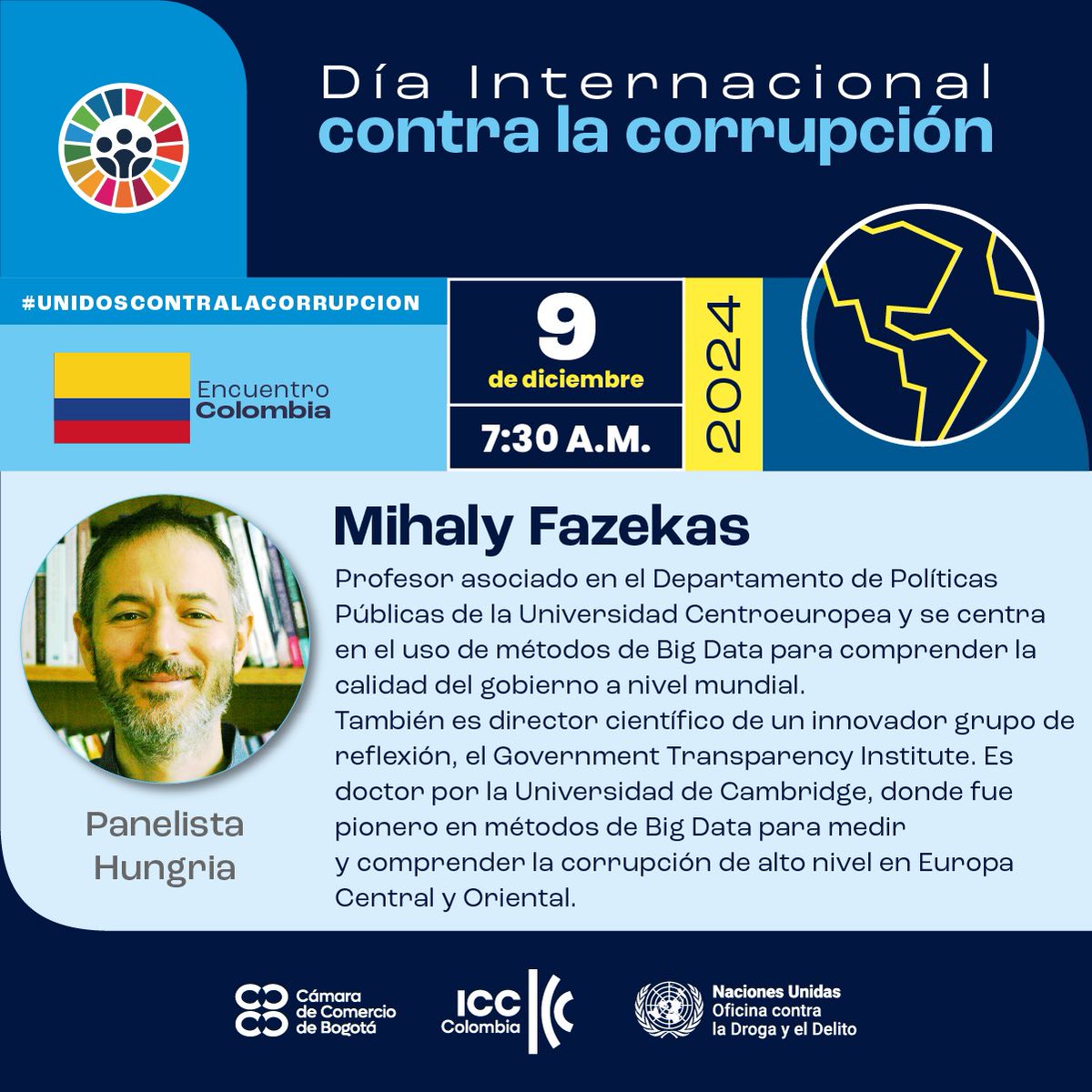 UNODC Región Andina y Cono Sur (@unodcrocol) on Twitter photo María Margarita Zuleta, Dir. de la Escuela de Gob. de <a href="/GobiernoUAndes/">Escuela de Gobierno de la Universidad de los Andes</a> y @mihaly_fazekas nos acompañarán el próximo 09 de dic para hablar sobre el rol de la academia en la lucha contra la corrupción y el uso de ecosistemas virtuales e innovación 👏
#unidoscontralacorrupción. María Margarita Zuleta, Dir. de la Escuela de Gob. de <a href="/GobiernoUAndes/">Escuela de Gobierno de la Universidad de los Andes</a> y @mihaly_fazekas nos acompañarán el próximo 09 de dic para hablar sobre el rol de la academia en la lucha contra la corrupción y el uso de ecosistemas virtuales e innovación 👏
#unidoscontralacorrupción.