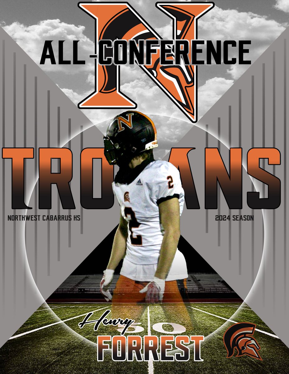Congratulations to <a href="/henryforrest15/">Henry Forrest</a> on being named to the 2024 SPC All Conference team. 
#GoTrojans #BeUncommon 
<a href="/NCHSTROJANS/">Northwest Cabarrus Athletics</a>