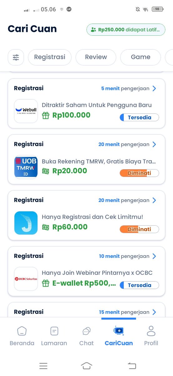 yoelminji's tweet photo. CUMA DENGAN MENGERJAKAN MISI DENGAN MUDAH DAN GAMPANG BISA DAPETIN CUAN?

Segera download aplikasi *PINTARNYA* guys!!!

Jangan lupa pakein kode refferal : *NIL1JZ* biar dapat saldo tambahan 

CUAN BANGETTTTT!!!

#freelance #zonauang #zonajajan #jobreceh #zonauang️ #freelance https://t.co/vNlGsFFi0b