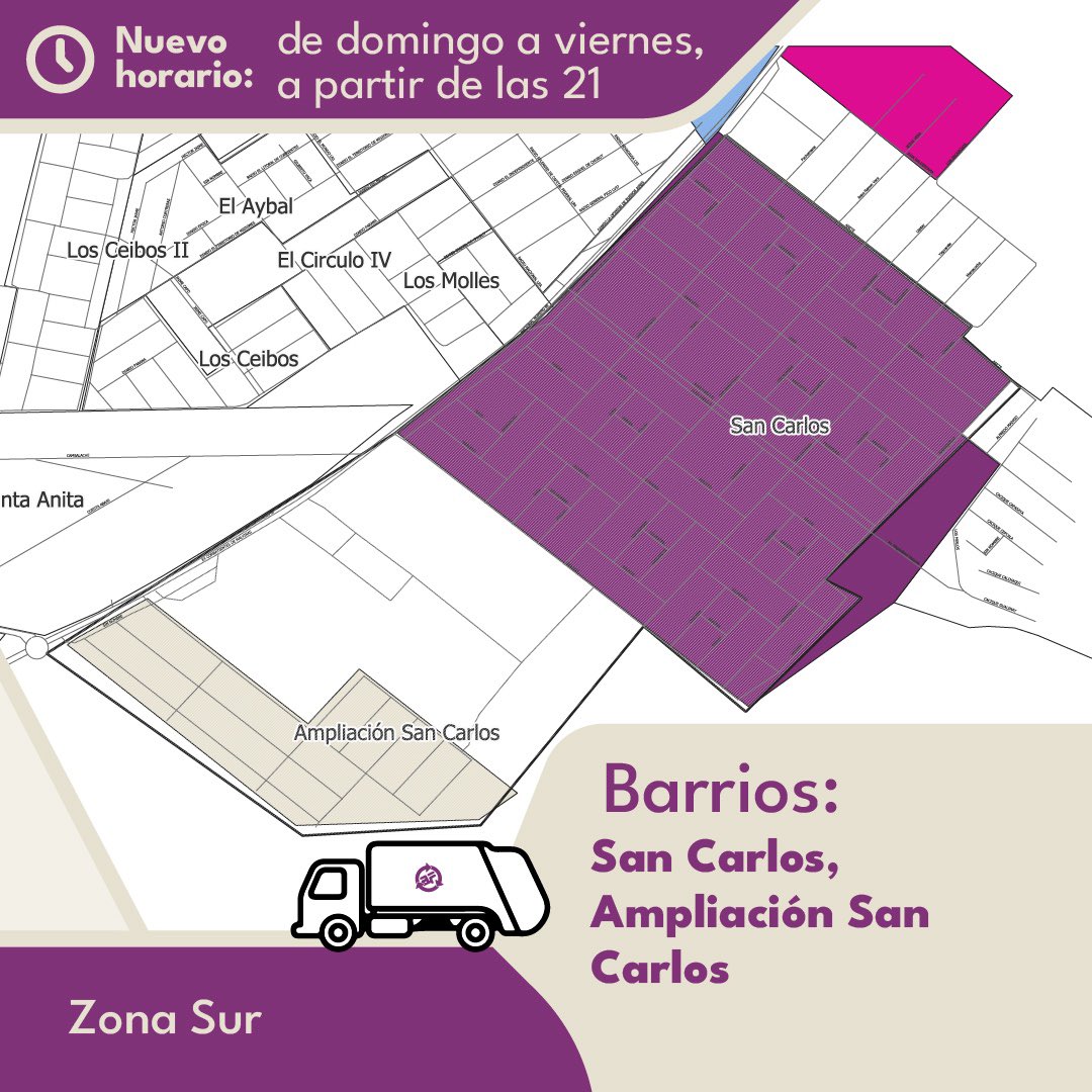Desde el 16 de diciembre cambiará a nocturno el horario de recolección en 10 barrios. 
Fíjate si está el tuyo: 👇🏻