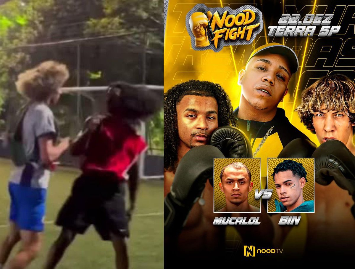 Com Lutas, Show e batalha de rima, o evento Nood Fight promete bastante entretenimento no dia 22🔥