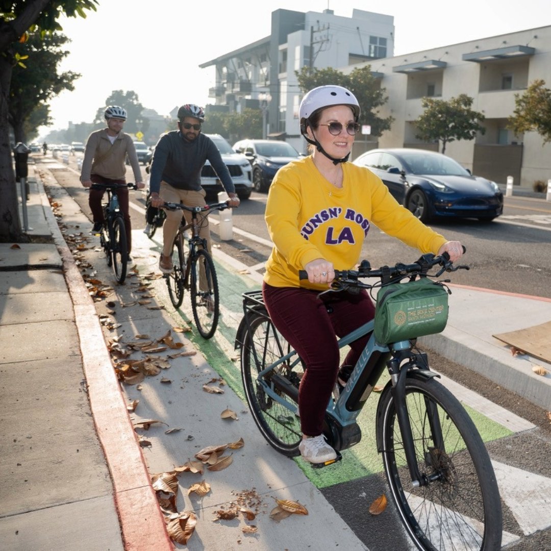 santamonicacity's tweet image. Thank you to LA County Board of Supervisors 3rd District, @LindseyPHorvath and her team for touring Santa Monica’s award-winning mobility projects! Supervisor Horvath saw first-hand the improvements we’re making to enhance sustainable transportation &amp;amp; safety in our community.