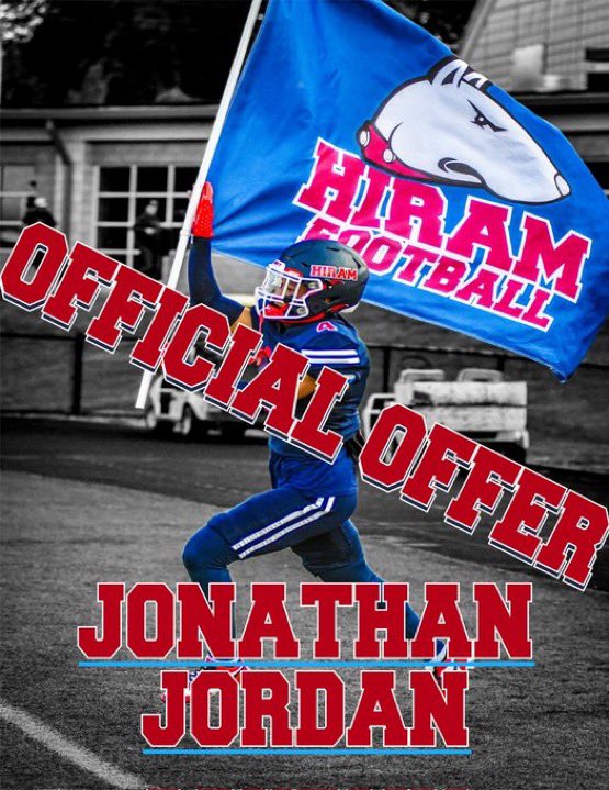 Jonny Jordan (@jonnyjordan25) on Twitter photo Thankful to receive an offer from <a href="/Hiram_Football/">Hiram College Football</a>! <a href="/CoachTdalf/">Tyler D'Alfonso</a> <a href="/brock_mancini/">brock_mancini</a> <a href="/patricketherton/">Patrick Etherton</a> <a href="/CoachPotempa/">Coach Potempa</a> <a href="/mtz_football/">MTZ BRAVES FOOTBALL</a> Thankful to receive an offer from <a href="/Hiram_Football/">Hiram College Football</a>! <a href="/CoachTdalf/">Tyler D'Alfonso</a> <a href="/brock_mancini/">brock_mancini</a> <a href="/patricketherton/">Patrick Etherton</a> <a href="/CoachPotempa/">Coach Potempa</a> <a href="/mtz_football/">MTZ BRAVES FOOTBALL</a>
