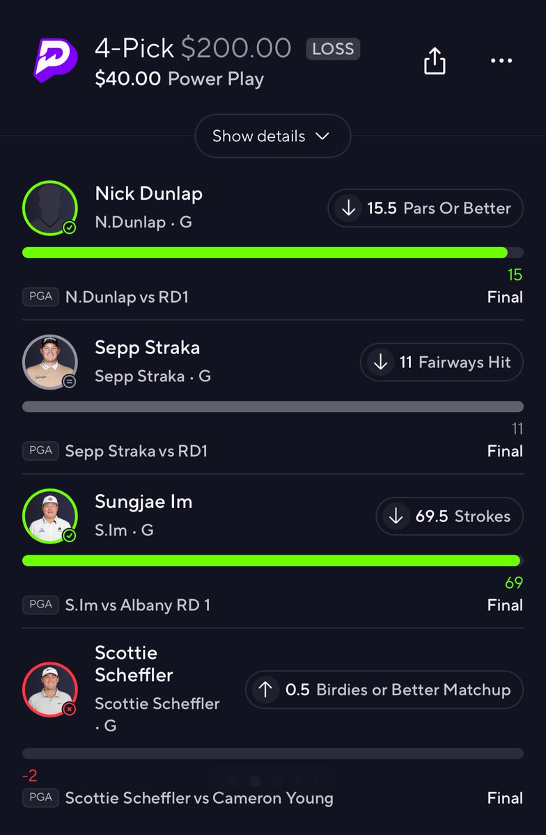 First day back at #PGA and no one other than Scottie was the one who sold us..💔