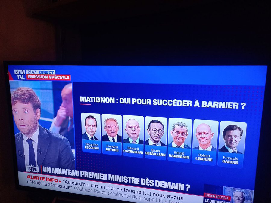 Un président dans l'hybris et le déni, qui rêve d'immortalité à #NotreDame et oublie la moitié du monde d'ici-bas : car oui il est possible de nommer première ministre une femme, de gauche. 

Que #Macron atterrisse, vite. 

#LucieCastets