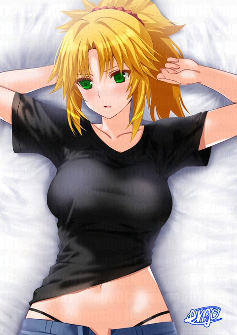 モードレットを勢いのまま押し倒したけど
結構悪い気していない感じ^^

#FGO 