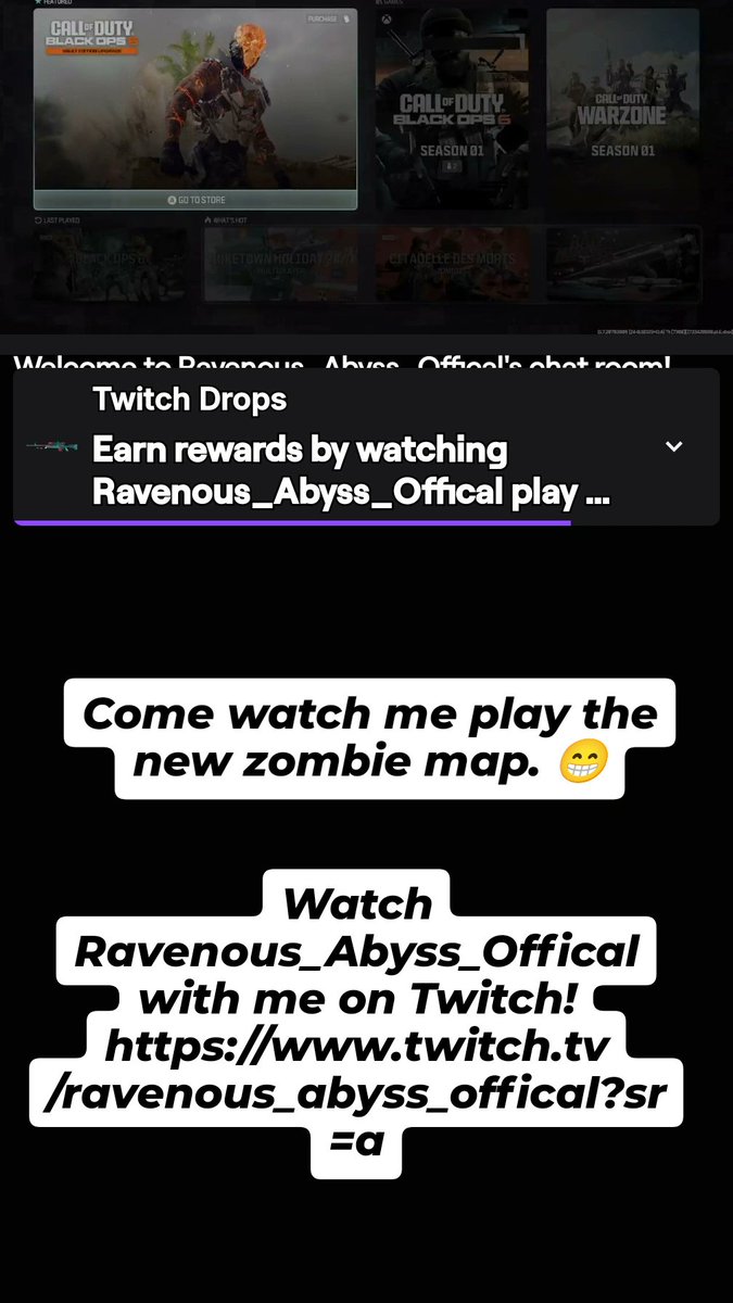 Watch Ravenous_Abyss_Offical with me on Twitch! twitch.tv/ravenous_abyss…
