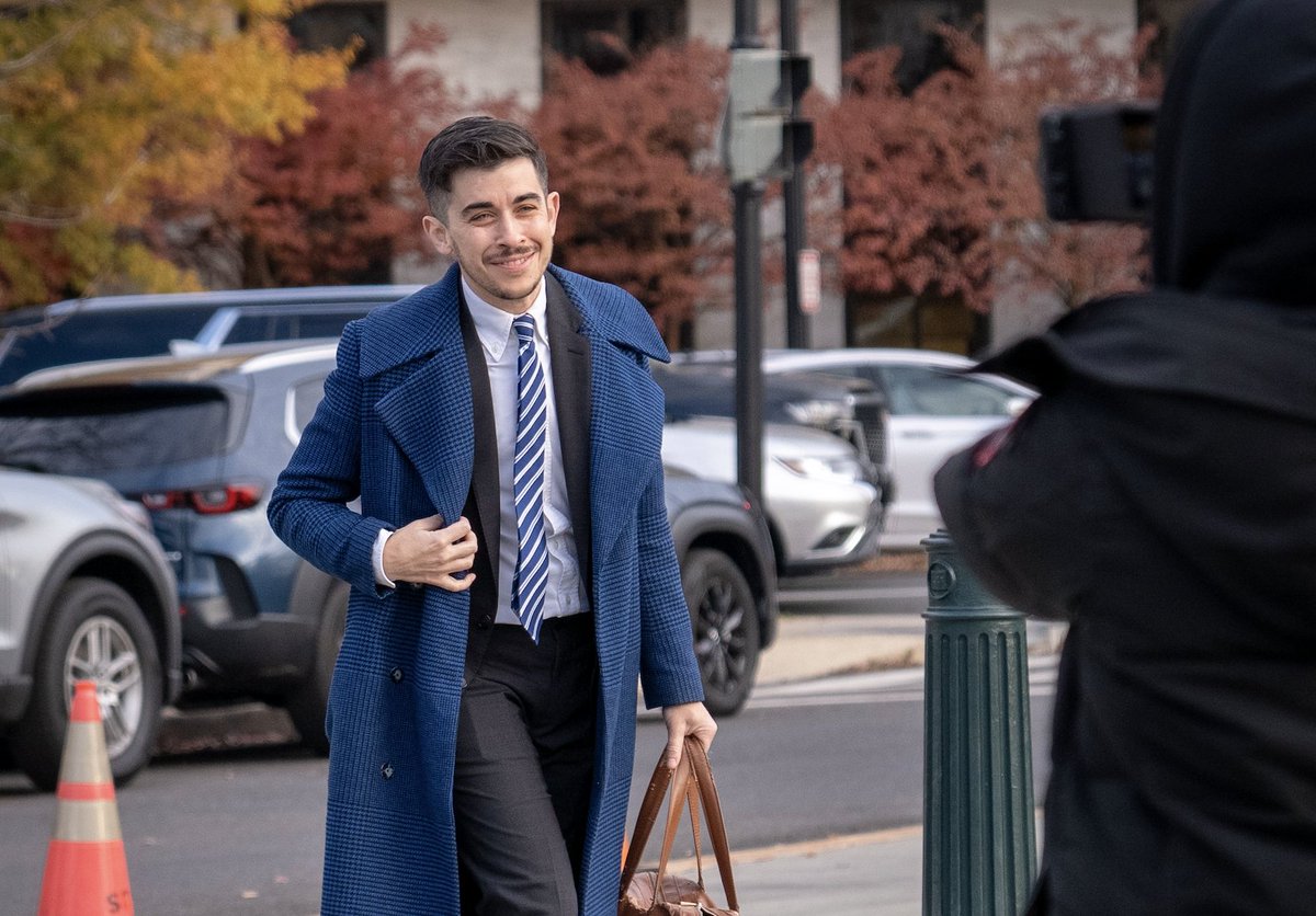 chrisgeidner's tweet photo. NEW: Trans people centered themselves in a trans case before a very not trans court. Not only was Chase Strangio arguing Wednesday, but a trans plaintiff was in the courtroom, as were many other trans lawyers, journalists, and observers. It matters. https://t.co/w7BQ2eETNJ https://t.co/9cbaP5MEA8