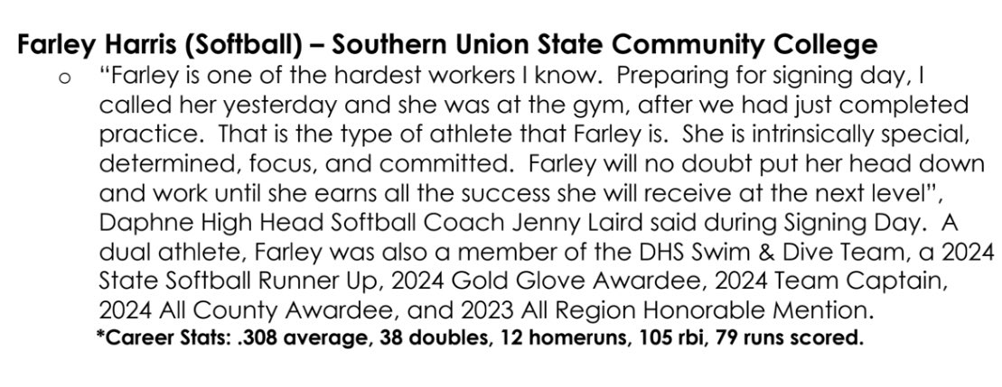 Signed &amp; Sealed 🤘🏻🦬 
<a href="/SUSCC_softball/">Southern Union Softball</a> <a href="/ChrisSteiner20/">chris steiner-leak</a> 
<a href="/SoftballDaphne1/">Daphne Softball</a> <a href="/laird14/">Jenny Laird</a> <a href="/stealsoftball/">Southern Steal Softball</a> <a href="/RReagan85/">Randall Reagan</a> <a href="/DHScoachjones_/">Justin Jones</a> <a href="/lbpowell12/">Brooke Powell</a> <a href="/AL_FuryPlatinum/">AL Fury Platinum 2024</a>