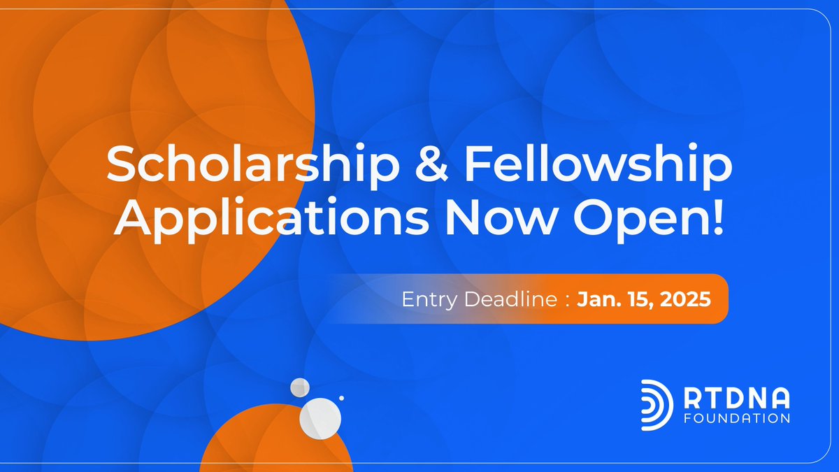 RTDNA's tweet photo. REMINDER: Scholarship and fellowship applications are open! 🚨 

The RTDNA Foundation is accepting applications for 13 scholarships and three fellowships to help students and early-career journalists achieve their goals.

Learn more and apply today: https://t.co/XVbsqaQV1a https://t.co/5oLSvDmwuB