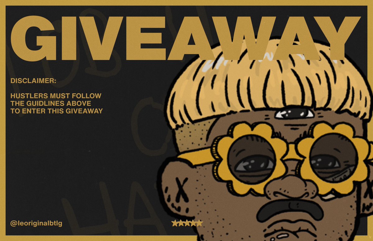 100$ GIVEAWAY !

le RULES:
- Like this post 🫶🏾
- Drop your wallet addy 💰
- Must follow us <a href="/leoriginalbtlg/">le ORIGINAL BOOTLEG</a> 📟

WINNER WILL BE ANNOUNCED NEXT WEEK