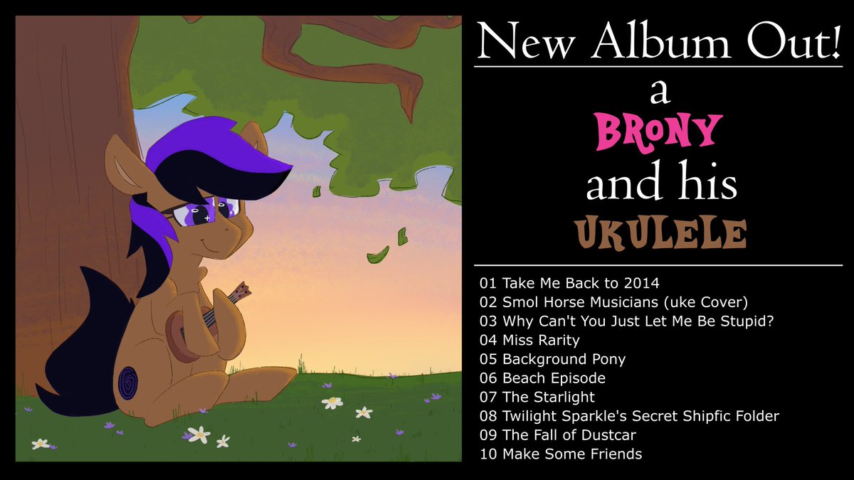 brambleshadow4's tweet photo. and what's more, all of my original ukulele songs from the last 3 or so years are now out on an all new album!

Featuring the amazing art by @squidinthgalaxy ! https://t.co/HUV6dgjQv4