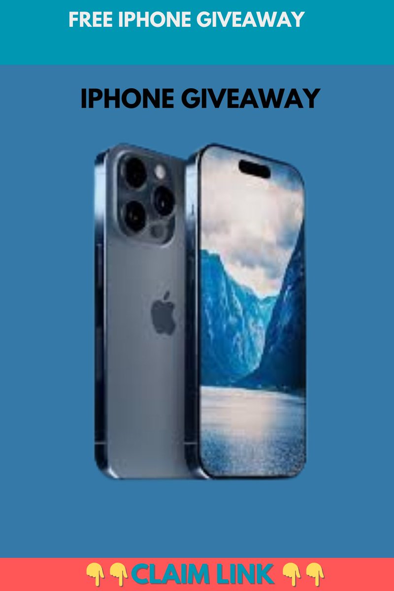 Free iPhone Giveaway Contest
👇👇Claim link 👇👇
rewardszones.com/iphone/2f8f74d
🎉 iPhone 16 Pro Max Giveaway
#iPhone15ProMax #Giveaway #WinAniPhone #FreeiPhone #Contest #iPhone15 #TechGiveaway #DontMissOut #EnterToWin #Freebie