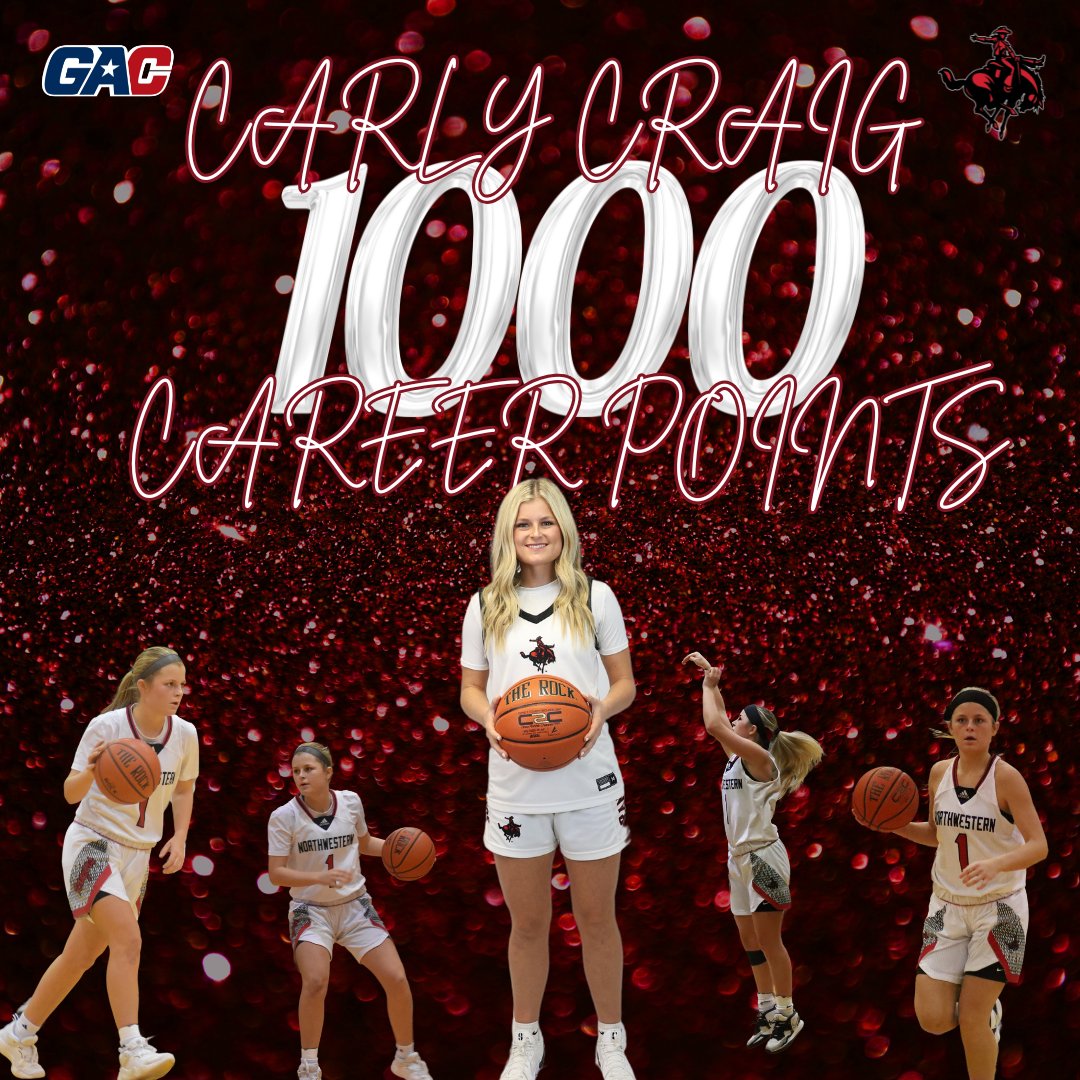 Congratulations to Carly Craig for joining the 1,000 point club tonight! 

#RRR