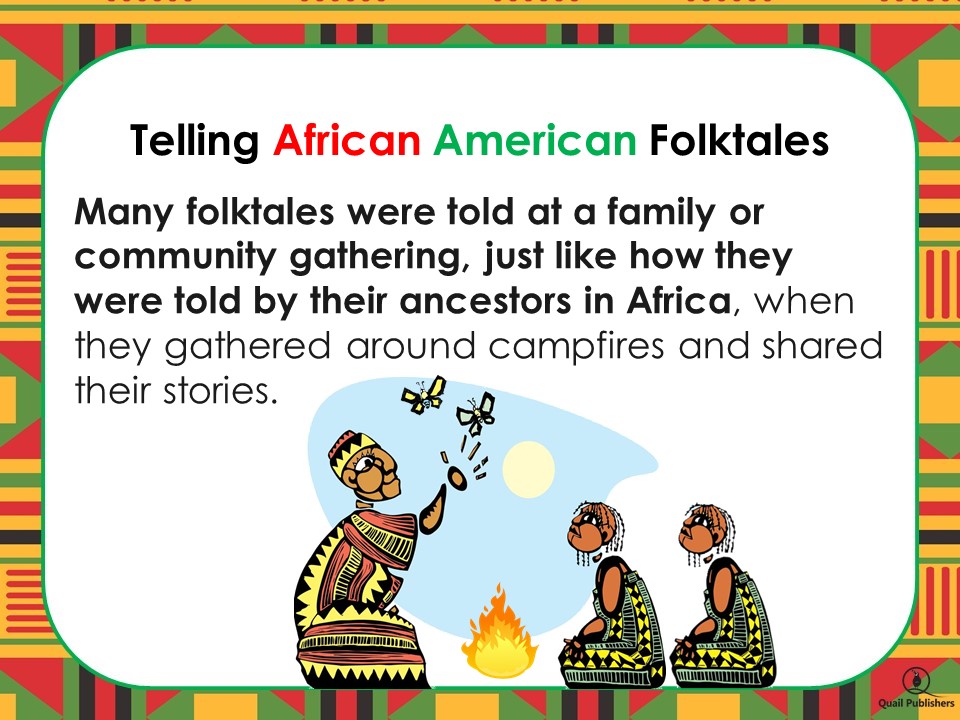 allisoncarlhall's tweet photo. Help kids learn about #AfricanAmerican Folktales in this presentation https://t.co/KoNUJFQf1Y #History #SocialStudies #BLM #Folktales #Literature #Edutwitter #BlackHistory #USHistory #MiddleSchool #ELA #Reading #IntensiveReading https://t.co/bTivejtXbX