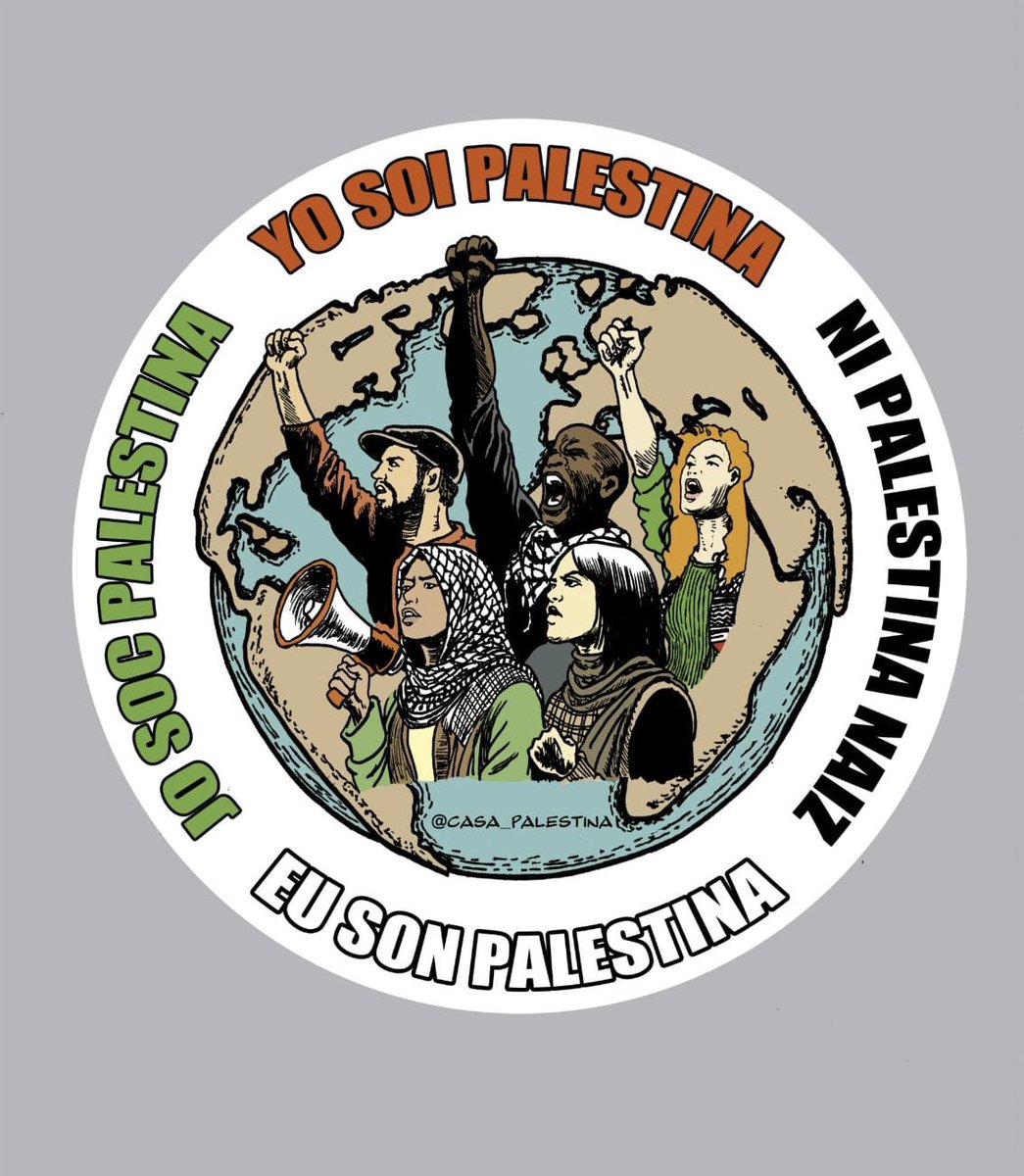 Casapalestina_'s tweet photo. 🌍 Hoy, con todas las lenguas, decimos alto y claro: ¡Yo también soy Palestina!
La Campaña Yo Soy Palestina en su espíritu integrador se extiende al conjunto del territorio español.
Queremos que el mensaje de apoyo al pueblo palestino llegue a cada rincón de nuestra tierra, en todas las voces que construyen nuestra diversidad.

Aragonés 👇🏻
https://t.co/UkAJrpjvEn

Catalá👇🏻
https://t.co/YHmIKf2zYp

Euskara👇🏻
https://t.co/VME7TlLLHf

Galego 👇🏻
https://t.co/l7B4soTRC5

Valenciá👇🏻
https://t.co/xHDaypbTAt

#YoSoyPalestina