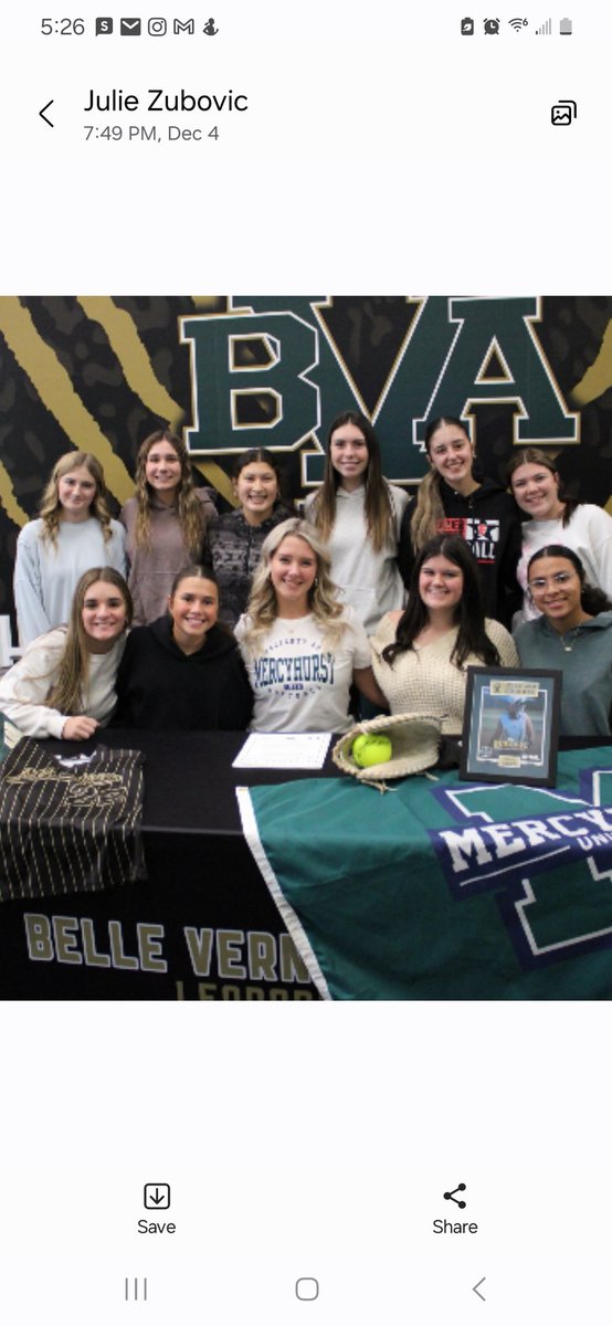 🥎🥎Congrats🥎🥎 to Mia on signing her NLI. She is going to join her sister Ava at Division 1 Merceyhurst University.
🥎🥎BEST OF LUCK TO BOTH🥎🥎