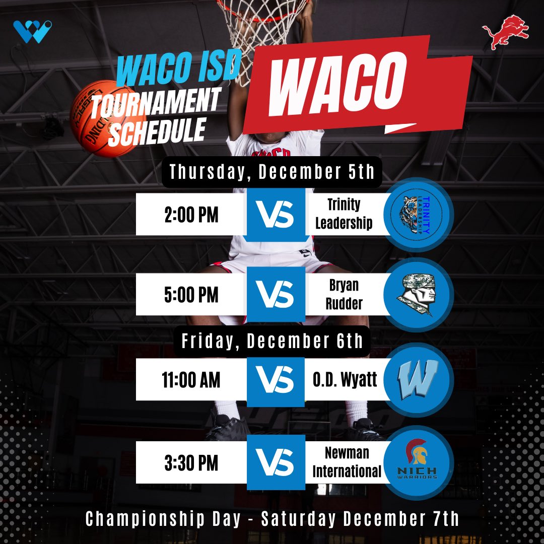 Waco High Men’s Basketball tweet media