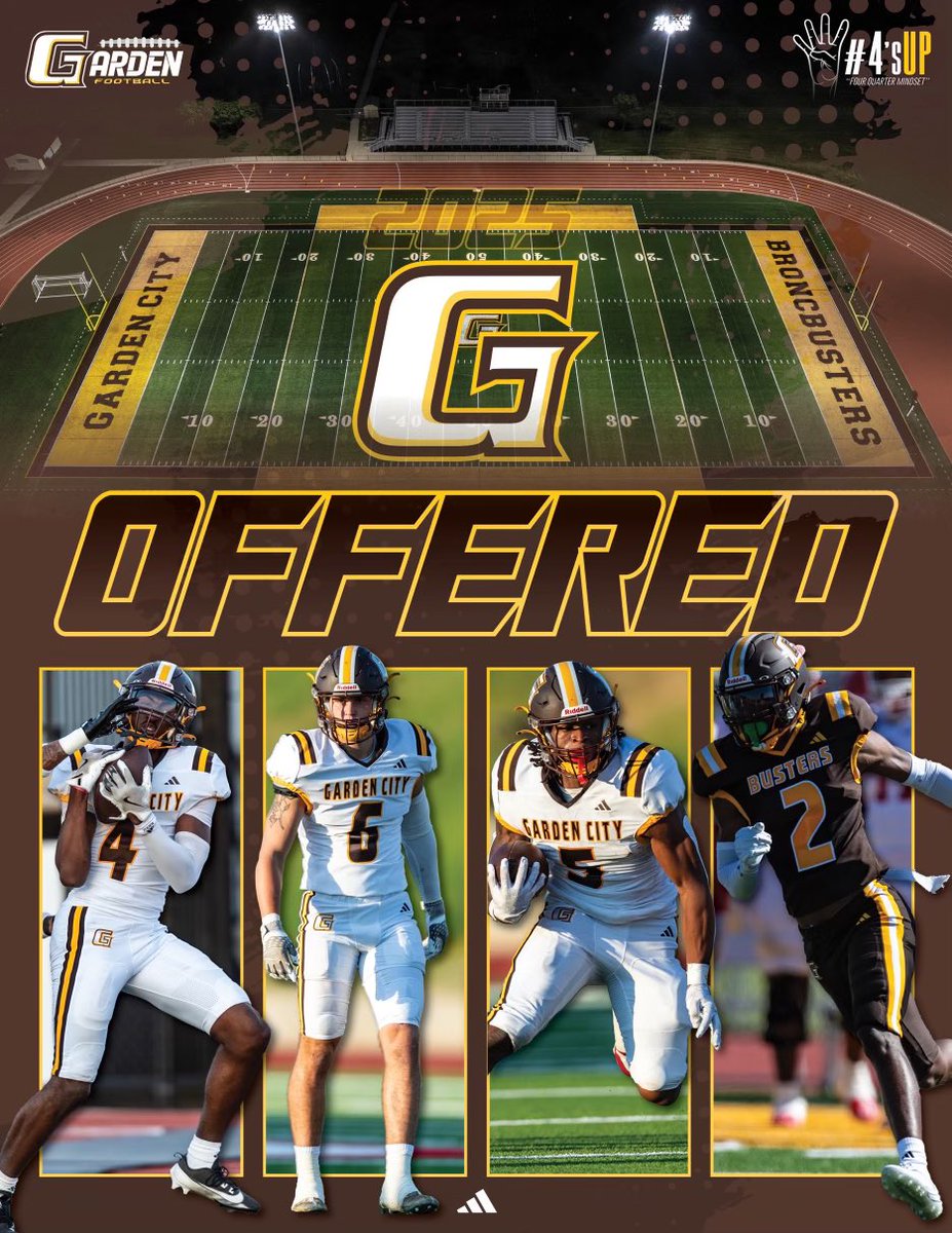 _SkylerLittle8's tweet photo. After an amazing conversation with @CoachParkerJ I am blessed to receive an offer from Garden City CC! @CoachJR__ @coleworld50 @PiratesPiperFB https://t.co/7pKKG1oJGl