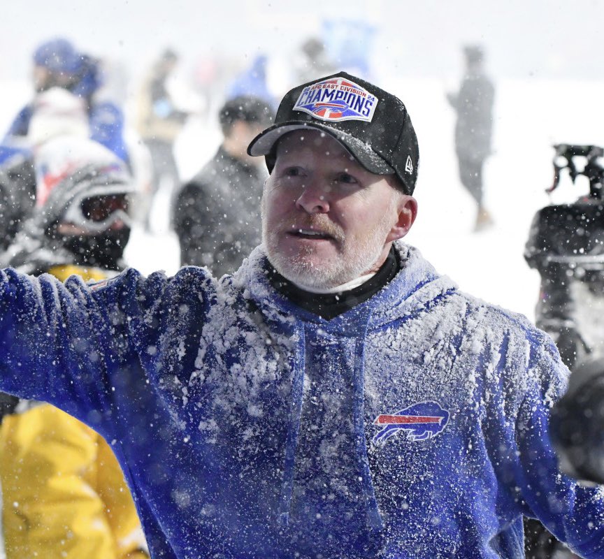 MLFootball's tweet photo. LEGENDARY: #Bills head coach Sean McDermott has tied John Madden for third-most wins in #NFL HISTORY by a coach in their first eight seasons.

🤯

McDermott is extremely underrated. https://t.co/FKFK9VxqIg